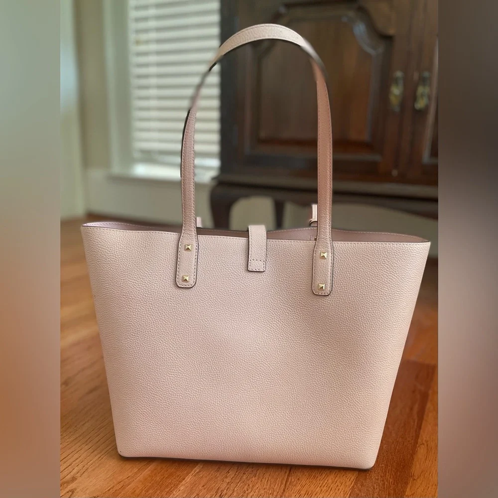 VGC Michael Kors Bag Karson Pastel Pink Leather Large Tote